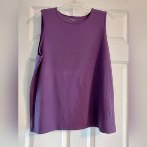 Eileen Fisher Sleeveless Knit Top ~ XL
